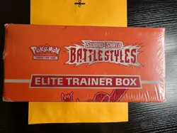 Factory Sealed Pokemon TCG Battle Styles (Red) Elite Trainer Box (ETB) - Image 2