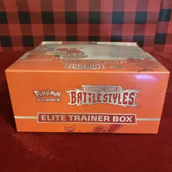 POKEMON TCG BATTLE STYLES RED FACTORY SEALED ELITE TRAINER BOX ETB - Image 5