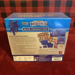 POKEMON TCG BATTLE STYLES BLUE FACTORY SEALED ELITE TRAINER BOX ETB - Image 3
