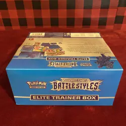 POKEMON TCG BATTLE STYLES BLUE FACTORY SEALED ELITE TRAINER BOX ETB - Image 5