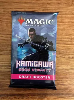 Magic: The Gathering - Kamigawa: Neon Dynasty Draft Booster Pack - 1 Sealed Pack 195166103143 - Image 1