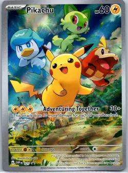 Pikachu - Promo SV: Scarlet & Violet Promo Cards 027 NM - Image 1