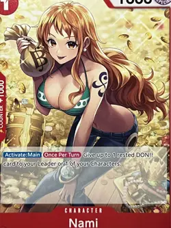 Nami ST01-007 Tournament Pack Vol. 3 Pre-Release (Centered) MINT Promotion Card - Image 1