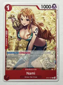 Nami ST01-007 Tournament Pack Vol. 3 Pre-Release (Centered) MINT Promotion Card - Image 2