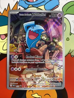Team Rocket's Wobbuffet 203 Sv: Scarlet & Violet Promo Cards Holo NM - Image 1