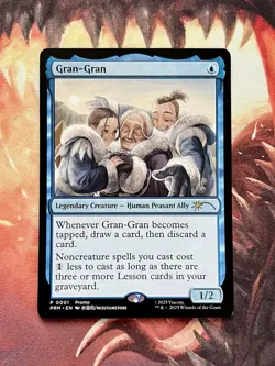 MTG Gran-Gran Promo 0001 Avatar Magic Card ATLA Near Mint ❄ - Image 1