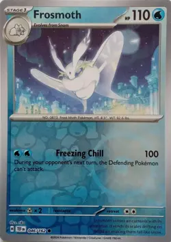 046/162 FROSMOTH REVERSE HOLO TEMPORAL FORCES POKEMON CARD - Image 1