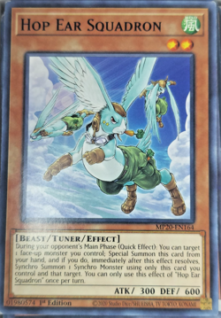 Yugioh MP20-EN164 Hop Ear Squadron Card Game 1st Ed. TCG CCG - Image 1