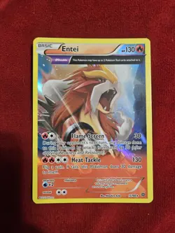 TCG POKEMON Basic ENTEI (15) XY Ancient Origins (AOR) HOLOFOIL RARE! #15/98 NP! - Image 1
