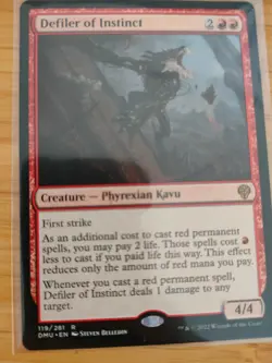 MTG Defiler Of Instinct 119 Dominaria United M/NM Free UK P&P - Image 1