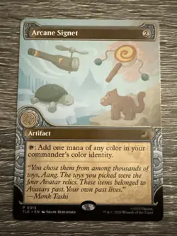 Magic The Gathering MTG - Arcane Signet (Showcase) - Avatar: The Last Airbender - Image 1