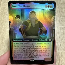Iroh, Tea Master (Extended Art) Avatar: The Last Airbender Foil MTG NM Magic - Image 1
