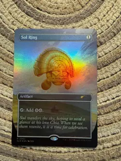 SOL RING FOIL - Rare - SLD Secret Lair Nuestra Magia MTG 2063 - Image 1