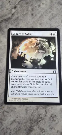 Sphere of Safety Return to Ravnica Regular Enchantment Uncommon MTG NM - Image 1