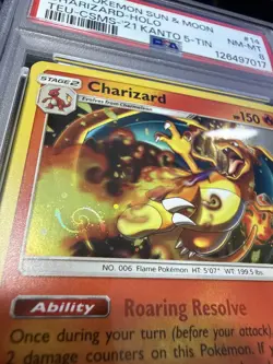 Pokemon 2019 Charizard Cosmos Holo 14/181 Costco Kanto PERFECT SWIRL PSA 8 - Image 1