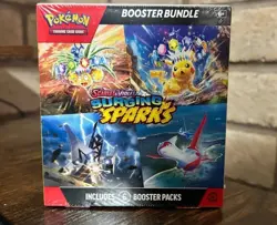 Pokemon TCG Surging Sparks Booster Bundle (6 Packs) Factory Sealed - Image 2