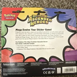 Pokemon TCG Ascended Heroes Tech Sticker Collection SET 2 Charmander & Gastly - Image 2