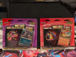 Pokemon TCG Ascended Heroes Tech Sticker Collection Set Of 2 Charmander Gastly - Image 1