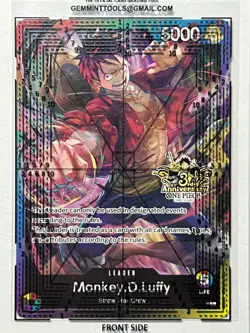 Monkey.D.Luffy Leader 3rd Anniversary Tournament 3 Brothers Pack - Image 3