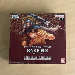 Bandai One Piece CCG OP-02 - Paramount War Booster Box - 24 Packs - SEALED 811039039080 - Image 1