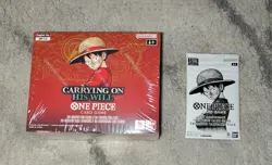 One Piece OP13 Carrying On His Will Booster Display Box SEALED + Dash Pack - Image 1