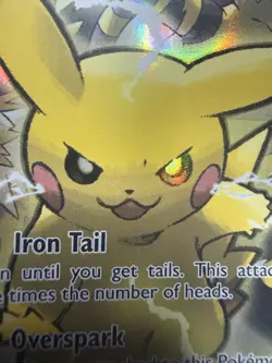 Pokemon Generations Pikachu EX XY 124 Full Art Holo Black Star Promo NM - Image 2