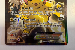 Pokemon Generations Pikachu EX XY 124 Full Art Holo Black Star Promo - Image 3