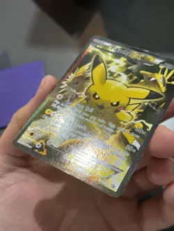 Pokemon Pikachu EX XY124 Full Art Black Star Promo XY Generations - Image 3