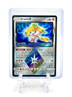 JIRACHI 2018 Pokemon TCG Celestial Storm #97/168 PRISM STAR ULTRA RARE HOLO - Image 1