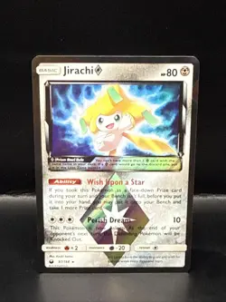 Pokemon TCG SM Celestial Storm Jirachi 97/168 Prism Star Ultra Rare Holo - Image 1