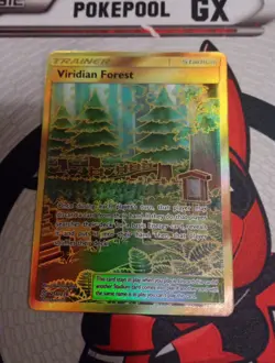 Viridian Forest 256/236 Sun And Moon Unified Minds Secret Rare Pokemon Card - Image 1