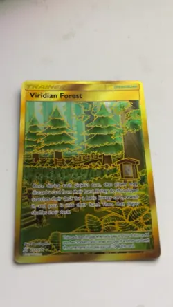 Viridian Forest - 256/236 Pokemon Unified Minds Sun & Moon Secret Rare Card NM - Image 1