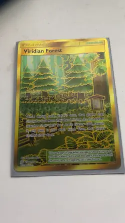 Viridian Forest - 256/236 Pokemon Unified Minds Sun & Moon Secret Rare Card NM - Image 2