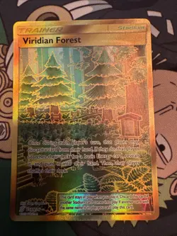 Viridian Forest - 256/236 - Pokemon Unified Minds Sun & Moon Secret Rare Card NM - Image 1