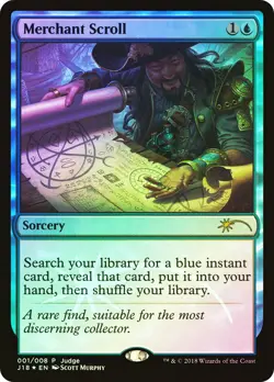 MTG FOIL Merchant Scroll (Judge) - Promo #JDG_J18_001 - Image 1