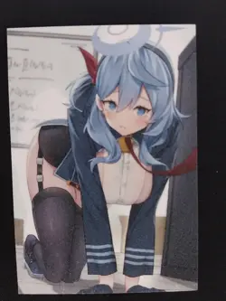 Amau Ako Goddess Story Doujin Frosted Waifu Trading Card Blue Archive - Image 1