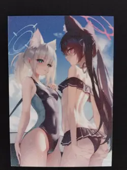 Sunaookami Shiroko Goddess Story Doujin Frosted Waifu Trading Card Blue Archive - Image 1