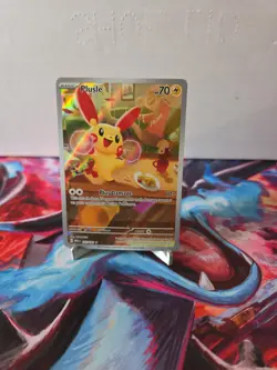 Plusle 193/182 Paradox Rift Illustration Rare Pokemon TCG Card 2023 - Image 1