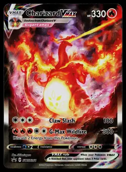 Pokemon Card - Charizard VMAX Sword & Shield Promo SWSH261 Holo - Image 1