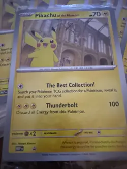 10x Pokemon TCG Promo Oversized Card - Pikachu at the Museum (Sealed) - IN HAND✅ - Image 2