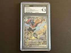 Greninja ex 132 CGC 9.5 MINT+ Scarlet & Violet Black Star Promo Card Holo - Image 1
