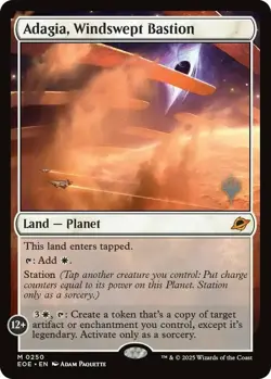 1x Adagia, Windswept Bastion - Foil - Promo Pack MTG Promo Pack Cards NM Magic F - Image 1