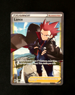 Pokemon Card TCG - Lance 192/195 - Silver Tempest - Full Art Ultra Rare - NM ⭐ - Image 1