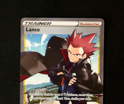 Pokemon Card TCG - Lance 192/195 - Silver Tempest - Full Art Ultra Rare - NM ⭐ - Image 2