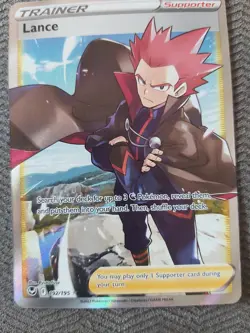 Lance 192/195 - Pokemon TCG Silver Tempest Sword & Shield Full Art Trainer - NM - Image 1