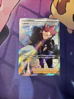 Lance 192/195 - Pokemon TCG Silver Tempest Sword & Shield Full Art Trainer - NM - Image 1