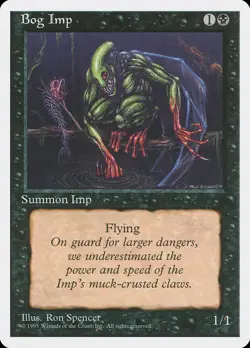 1x Bog Imp - NM/LP - Alternate 4th Edition - mtg - SPARROW MAGIC - Image 1