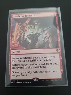 Trash for Treasure Light Play, English Magic the Gathering MTG Commander 2016 - Image 1