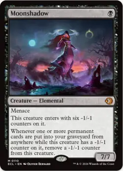 1 x Moonshadow - Lorwyn Eclipsed - LP - MTG - Image 1