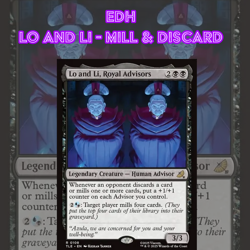 EDH - Lo and Li, Advisors and Crimes, MTG Commander Deck, Bracket 2, ATLA - Image 1